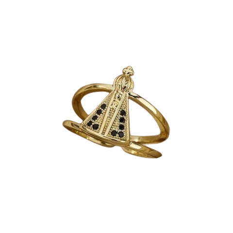 Anel Nossa Senhora Feminino - Dourado