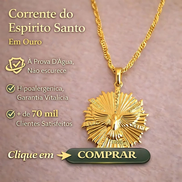 Corrente do Espírito Santo - Em Ouro