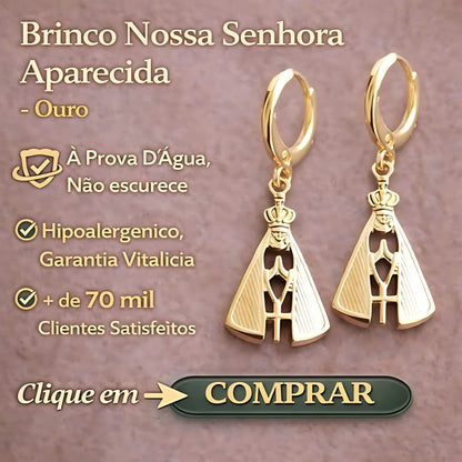 Brinco Nossa Senhora Aparecida - Feminino