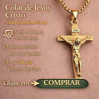 Colar Crucifixo Cruz