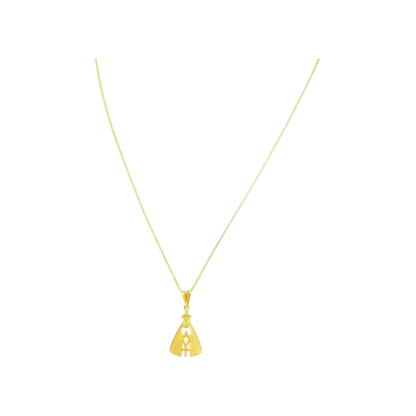 Colar Nossa Senhora - Dourado Feminino