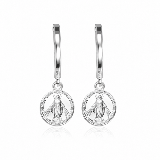 Brinco Nossa Senhora das Graças - Feminino Prata
