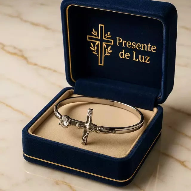 Anel Cristão prata masculino