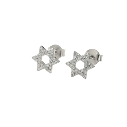 Anel Feminino Estrela de Davi - Prata Esterlina 925