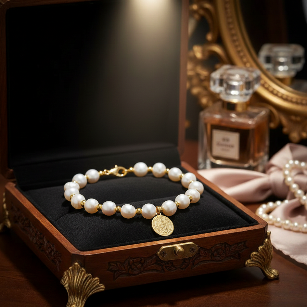 Pulseira Virgem Maria joia