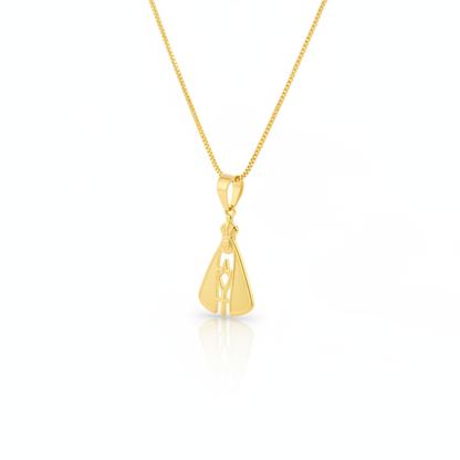 Colar Nossa Senhora - Dourado Feminino