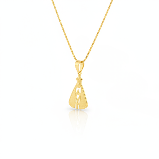 Colar Nossa Senhora - Dourado Feminino