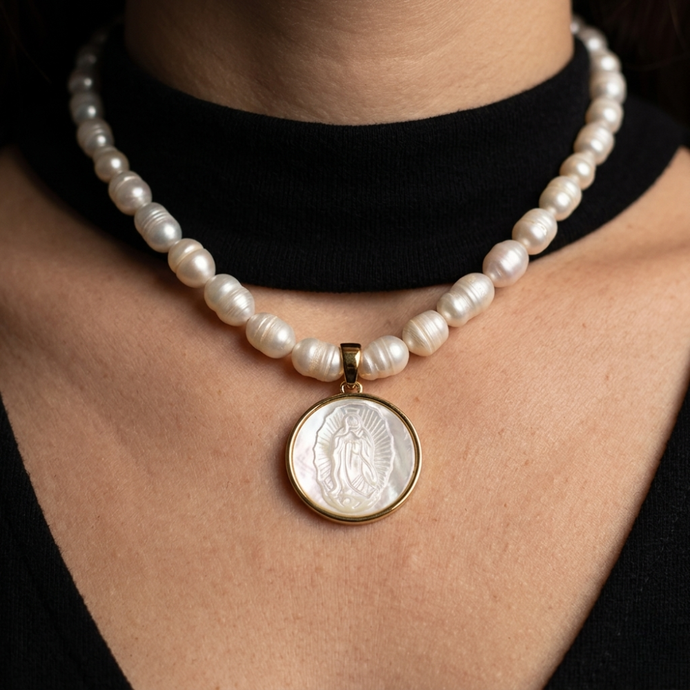 Colar de Pérolas Nossa Senhora de Guadalupe