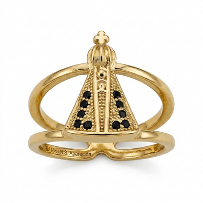 Anel Nossa Senhora Feminino - Dourado