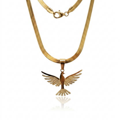 Colar Feminino Dourado - Espírito Santo