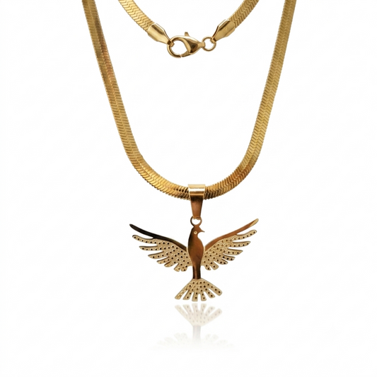 Colar Feminino Dourado - Espírito Santo