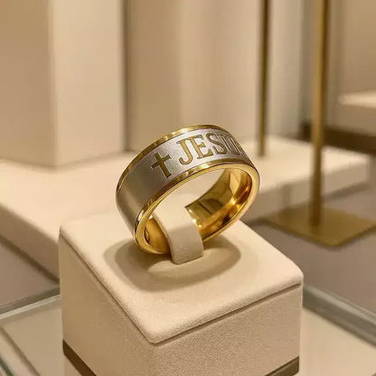 Anel Cristão de Jesus - Ouro