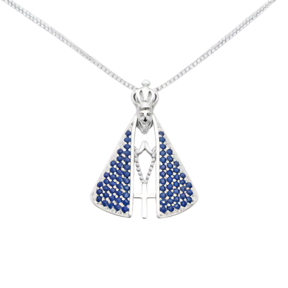 Colar Nossa Senhora - Ouro e Prata