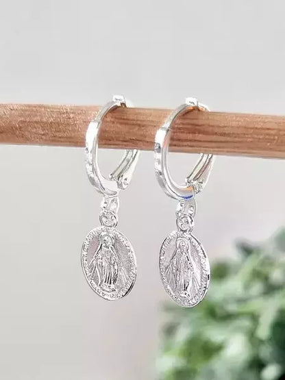 Brinco Nossa Senhora das Graças - Feminino Prata