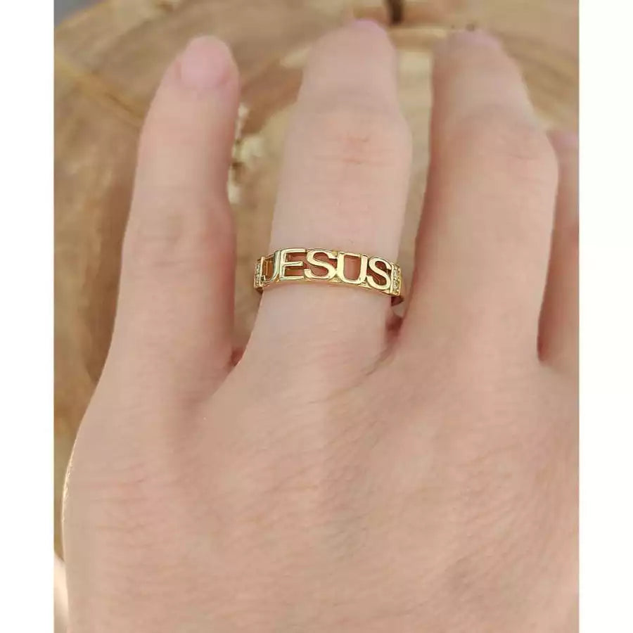 Anel de Jesus feminino