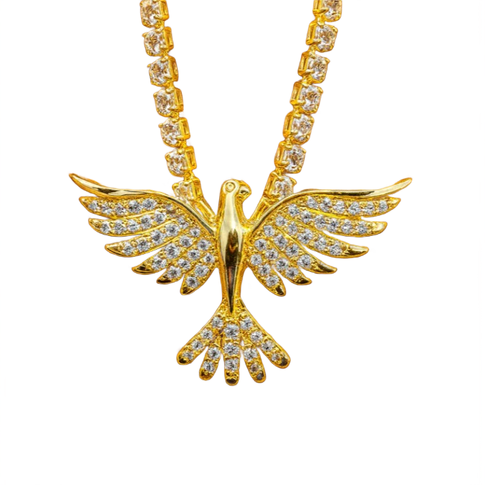 Colar Espírito Santo - Feminino com Zircônias