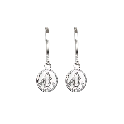 Brinco Nossa Senhora das Graças - Feminino Prata
