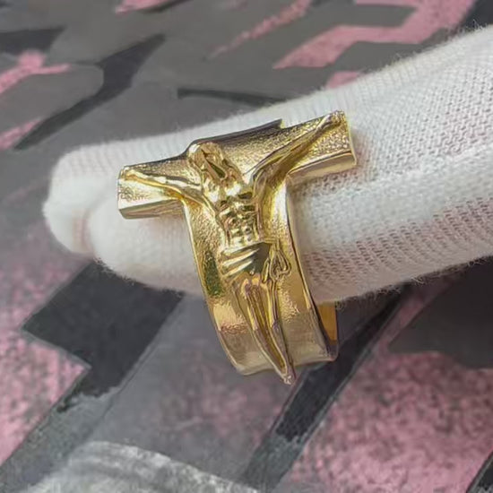 Anel Jesus Cristo feminino