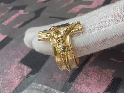 Anel Jesus Cristo feminino