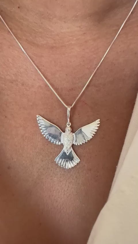 Colar pomba do espirito santo