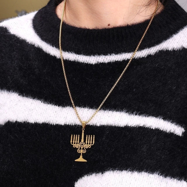 Colar Menorah de Israel
