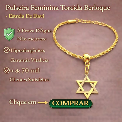 pulseira berloque feminina