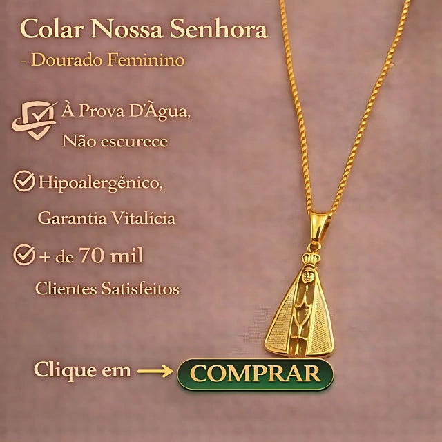 Colar Nossa Senhora Aparecida