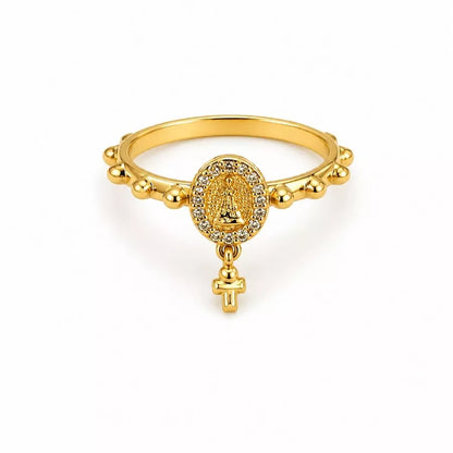 Anel Nossa Senhora das Graças - Em Ouro